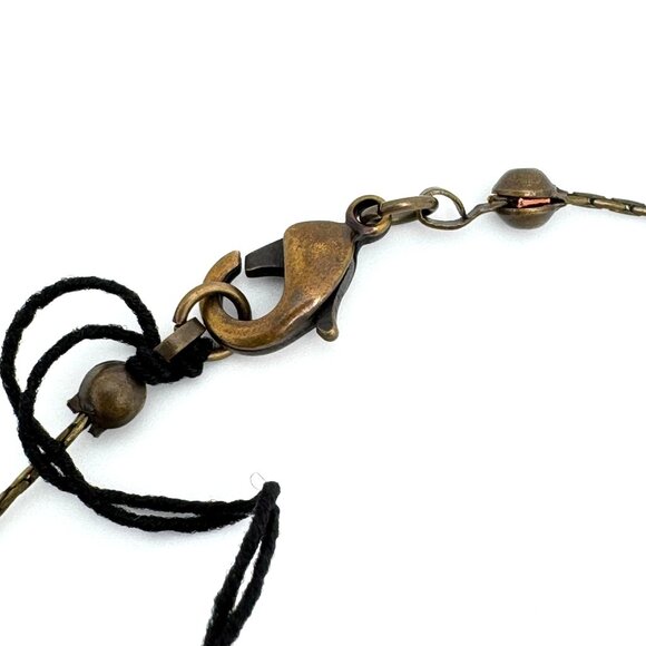 Robin Goodfellow Designs Dragonfly Pendant Necklace Swarovski Crystals Beads - Picture 6 of 6